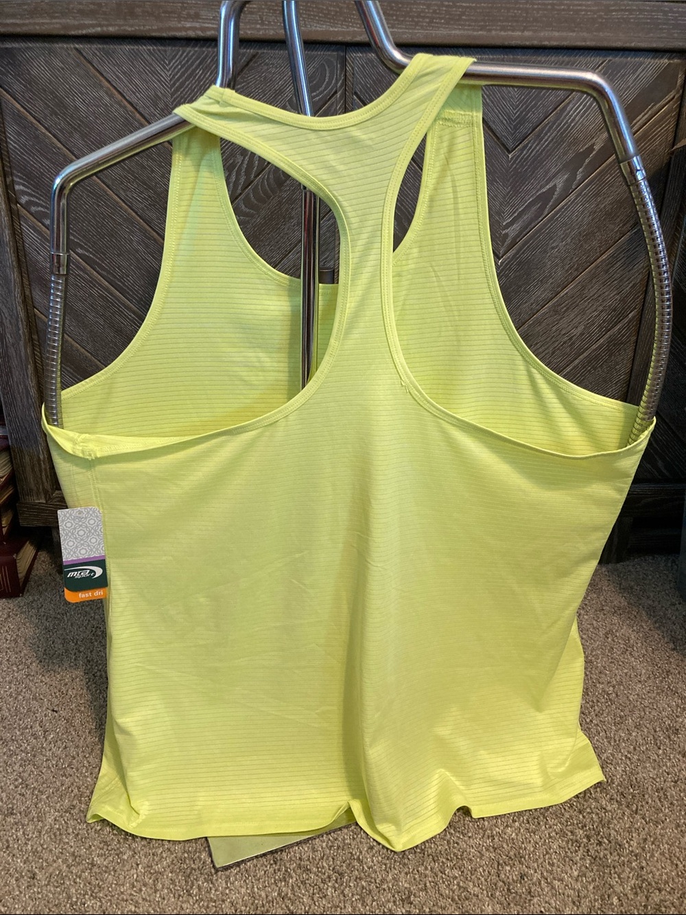 MTA Sport Yellow Racerback Tank - Picture 3 of 5